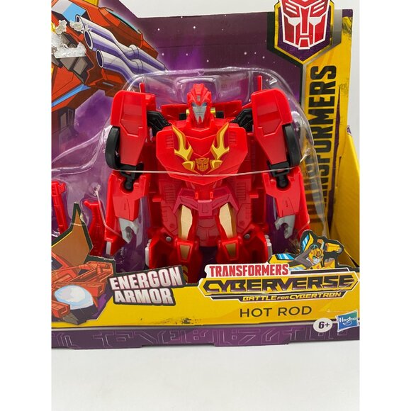 Transformers Cyberverse Battle of Cybertron Hot Rod Action Figure - 2020 Hasbro - Picture 2 of 4